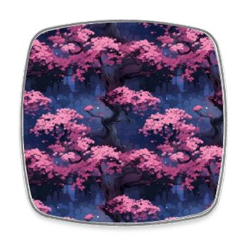 Anime Euphoria: Fantasy Cherry Blossom Dreamscape - Magnet carré - blanc - Devant