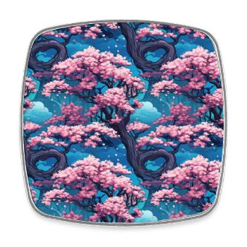 Anime Euphoria: Fantasy Cherry Blossom Dreamscape - Magnet carré - blanc - Devant