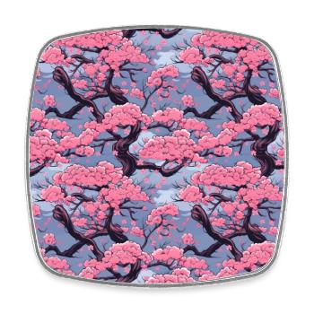 Anime Euphoria: Fantasy Cherry Blossom Dreamscape - Magnet carré - blanc - Devant