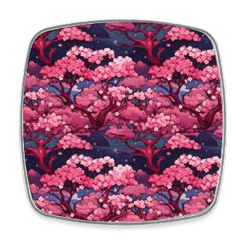 Anime Euphoria: Fantasy Cherry Blossom Dreamscape - Magnet carré - blanc - Devant