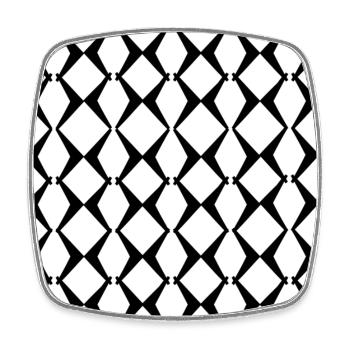 Uni Fashion - Square fridge magnet - white - Front
