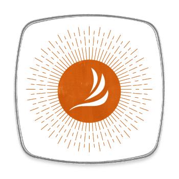Hope: A Journey of Transformation and Growth - Square fridge magnet - white - Front