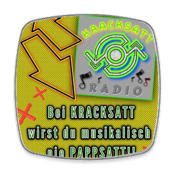 KRACKSATT - Square fridge magnet - white - Front