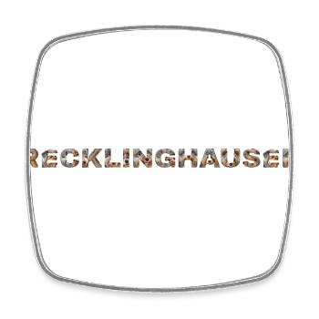 Reutlingen Hund - Viereckiger Kühlschrankmagnet - Weiß - Vorne