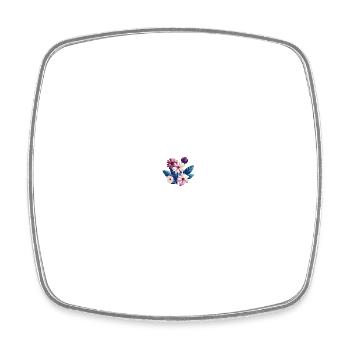 Flowers, bouquet, floristry, nursery - Square fridge magnet - white - Front