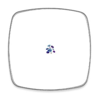 Flowers Bouquet Garden Floristry Gardening - Square fridge magnet - white - Front