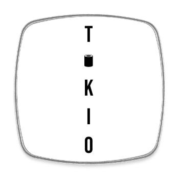Tokio Japan Sushi Geschenk - Viereckiger Kühlschrankmagnet - Weiß - Vorne