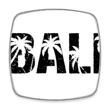Bali Palmen Indonesien Insel Bali - Viereckiger Kühlschrankmagnet - Weiß - Vorne