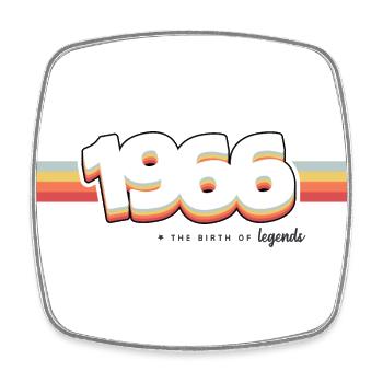 1966 The birth of legends - Magnet carré - blanc - Devant