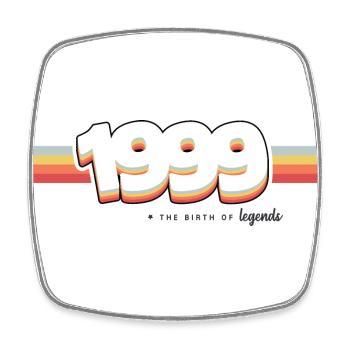 1999 the birth of legends - Square fridge magnet - white - Front