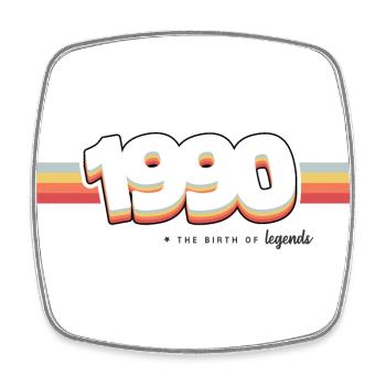 1990 the birth of legends - Magnet carré - blanc - Devant
