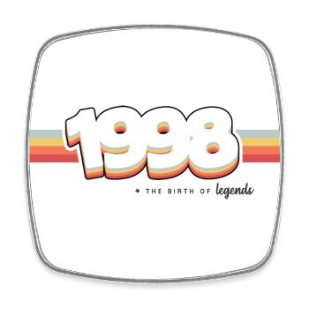 1998 the birth of legends - Magnet carré - blanc - Devant