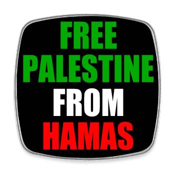 Israel Free palestine from - Square fridge magnet - white - Front