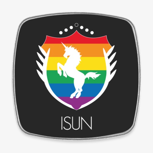 ISUN Pride - Fyrkantig kylskåpsmagnet