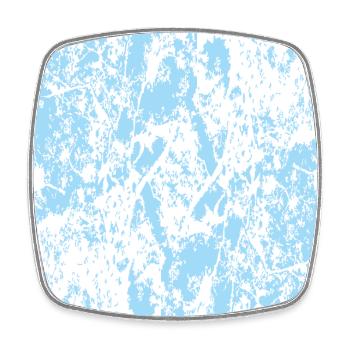 Abstract blue background - Square fridge magnet - white - Front