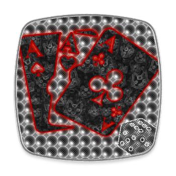 The Game - Image - 2023 - Square fridge magnet - white - Front