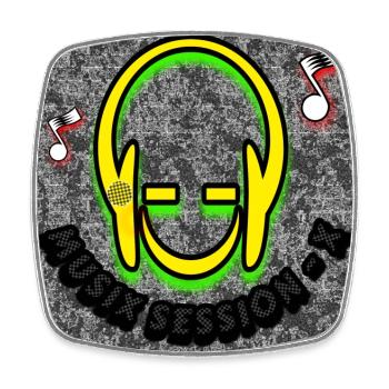MUSIX SESSION - X - Image - 2023 - Magnet carré - blanc - Devant