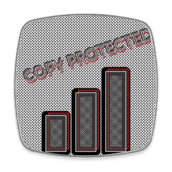 Copy protected - Image - 2023 - Square fridge magnet - white - Front