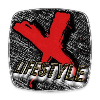 Lifestyle_X (Lifestyle X) - Image - 2023 - Magnet carré - blanc - Devant