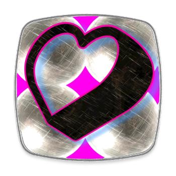 In Love (Heart) - Image 2023 - Square fridge magnet - white - Front
