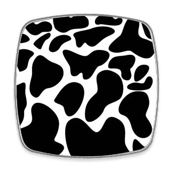 Cow Spots Pattern - Square fridge magnet - white - Front