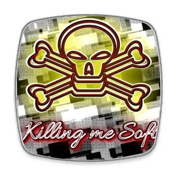 Killing me Soft - Shop WoW - 2023 - Square fridge magnet - white - Front