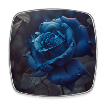 Portrait d’une rose - Magnet carré - blanc - Devant