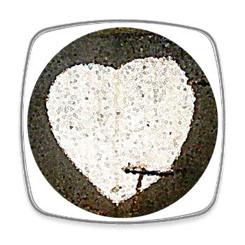 Les soldats et l'Amour - Magnet carré - blanc - Devant