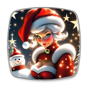Joyeux Noel #11 - Magnet carré - blanc - Devant