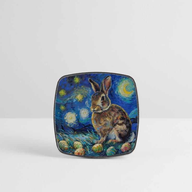 Easter Bunny, Easter, Bunny Square fridge magnet
