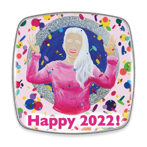 Glückseligkeit 2022 - Sonja Ariel von Staden - Viereckiger Kühlschrankmagnet