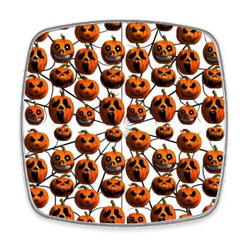 Vielfalt der Kürbisse | Lustiges Halloween Design - Viereckiger Kühlschrankmagnet - Weiß - Vorne