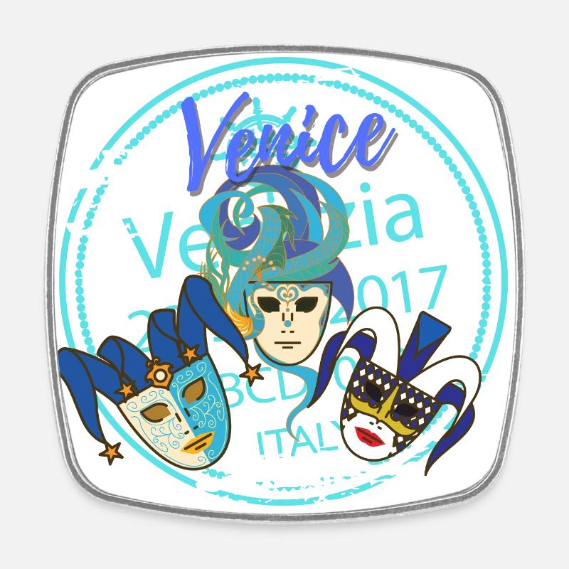 Venice, Italy - Square fridge magnet - white