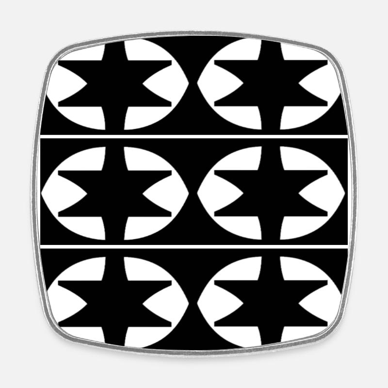 Grappe - Magnet carré - blanc