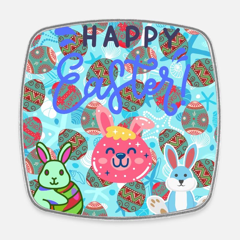 Merry Christmas, Christmas - Square fridge magnet - white