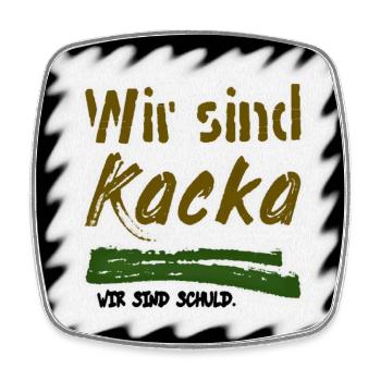 bewusstsein - Viereckiger Kühlschrankmagnet - Weiß - Vorne