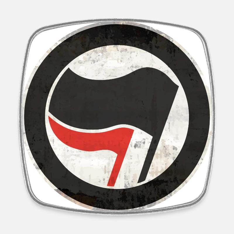 ANTIFA - Magnet carré - blanc
