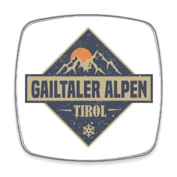 gailtaler alpen - Viereckiger Kühlschrankmagnet - Weiß - Vorne
