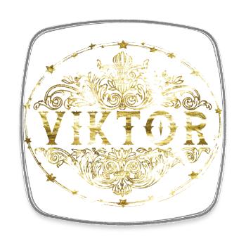 Jennifer - Square fridge magnet - white - Front