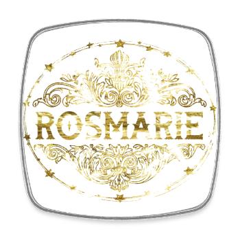 Rosmarie - Square fridge magnet - white - Front