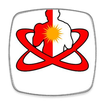 Boxing Shoes Ezidi Boxing Ezidxan Flag - Square fridge magnet - white - Front