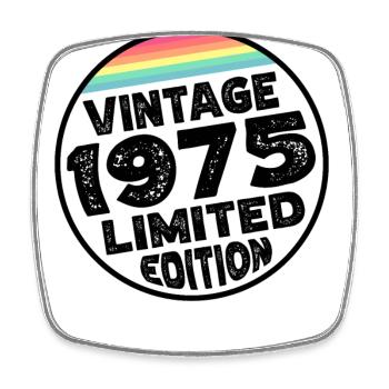 Limited Edition since 1975 Birthday Gift - Square fridge magnet - white - Front