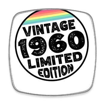 Limited Edition since 1960 Geburtstag Geschenk - Viereckiger Kühlschrankmagnet - Weiß - Vorne