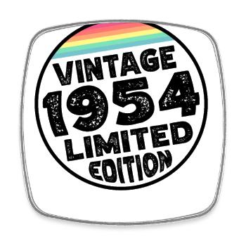 Limited Edition since 1954 Geburtstag Geschenk - Viereckiger Kühlschrankmagnet - Weiß - Vorne