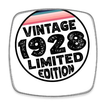 Édition limitée depuis 1928 Cadeau d’anniversaire - Magnet carré - blanc - Devant