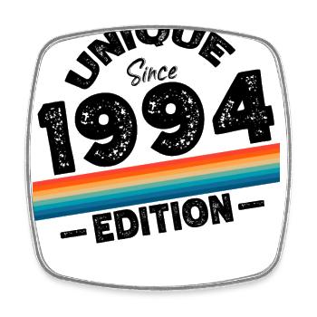 Unique seit 1994 Edition Geburtstag Vintage 1994 - Viereckiger Kühlschrankmagnet - Weiß - Vorne