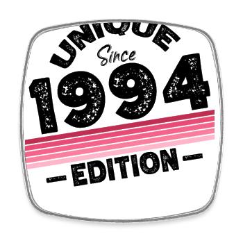 Unique seit 1994 Edition Geburtstag Vintage 1994 - Viereckiger Kühlschrankmagnet - Weiß - Vorne