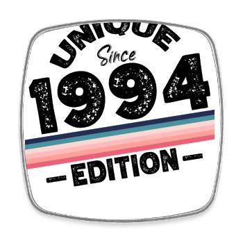 Unique seit 1994 Edition Geburtstag Vintage 1994 - Viereckiger Kühlschrankmagnet - Weiß - Vorne
