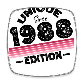 Unique Since 1988 Edition Birthday Vintage 1988 - Square fridge magnet - white - Front