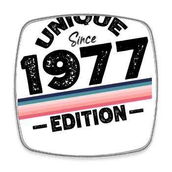 Unique Since 1977 Edition Birthday Vintage 1977 - Square fridge magnet - white - Front